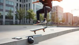 what muscles does skateboarding work
