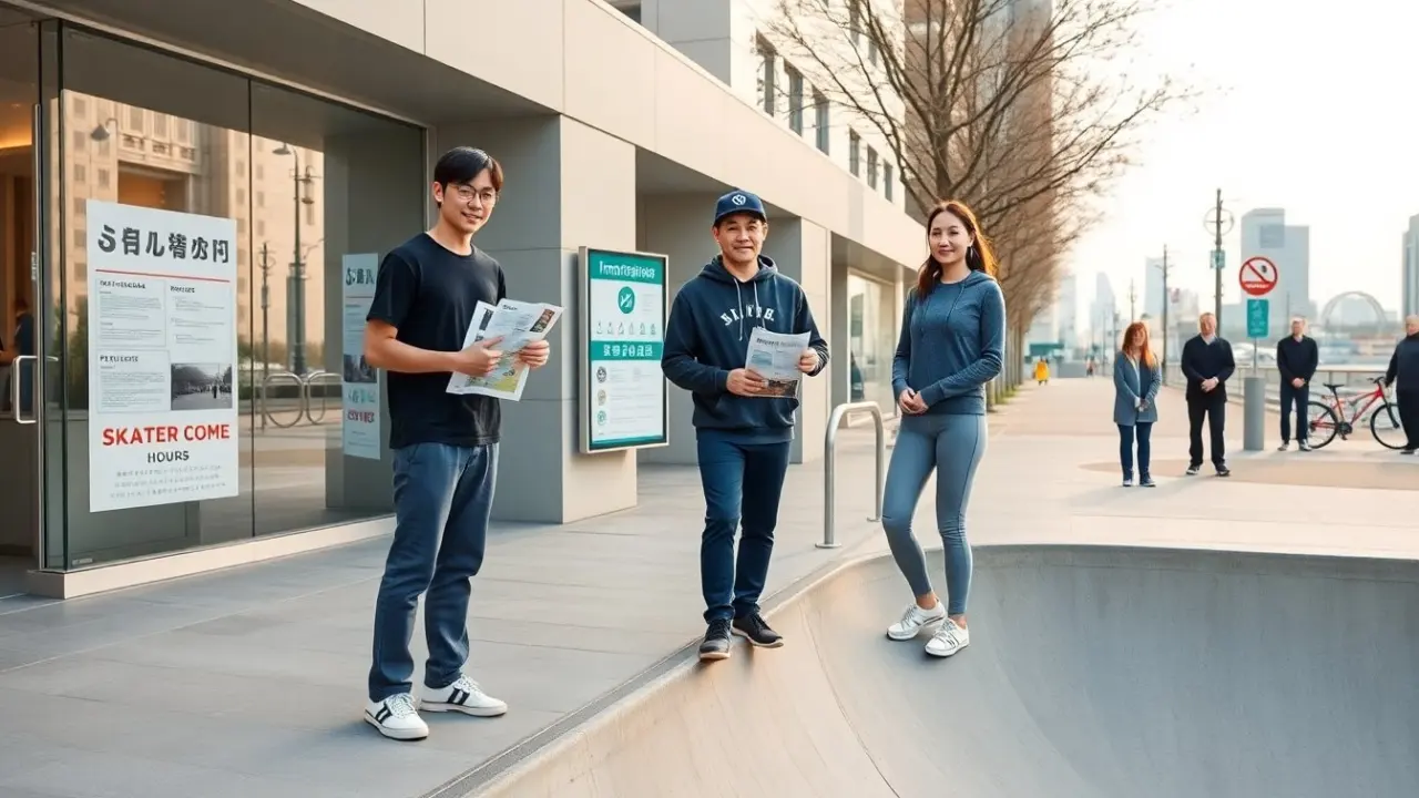 skateboarding in japan