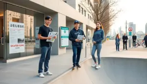 skateboarding in japan